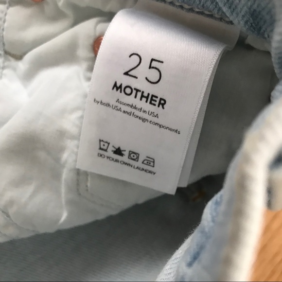 Mother denim faded Jean mini skirt NWT - Picture 6 of 7